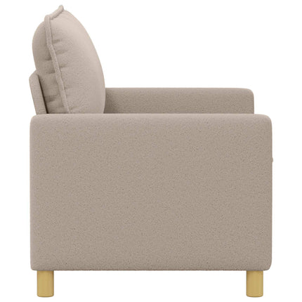 Soffa Ljusgrå 126 x 81 x 87,5 cm Tyg
