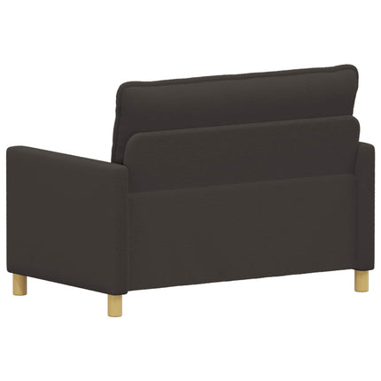 Soffa Mörkgrå 126 x 81 x 87,5 cm Tyg