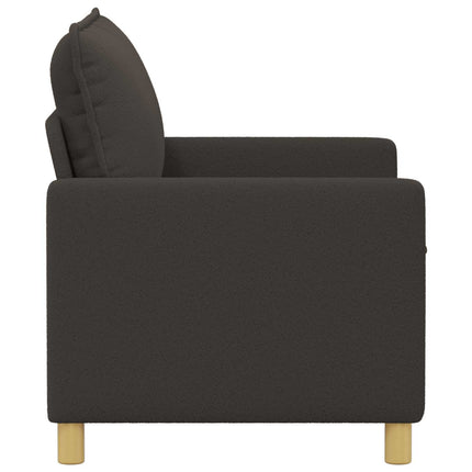 Soffa Mörkgrå 126 x 81 x 87,5 cm Tyg