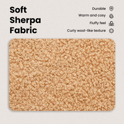 Soffa Beige 126 x 81 x 87,5 cm Tyg