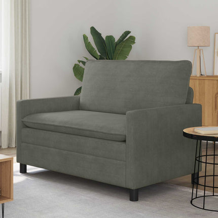Soffa Ljusgrå 126 x 81 x 87,5 cm Tyg