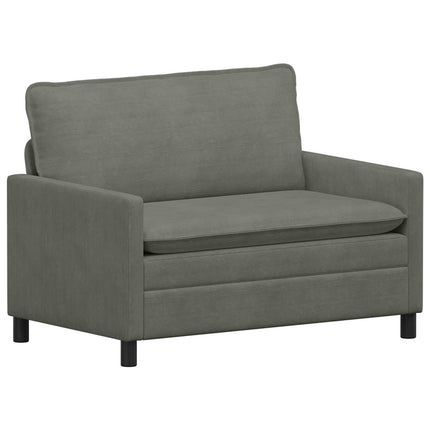 Soffa Ljusgrå 126 x 81 x 87,5 cm Tyg
