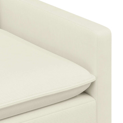 Soffa Gräddvit 126 x 81 x 87,5 cm Tyg
