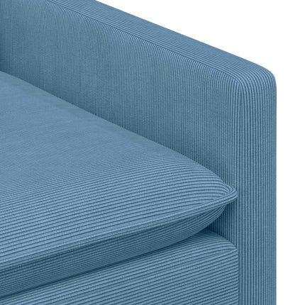 Soffa Blå 126 x 81 x 87,5 cm Tyg
