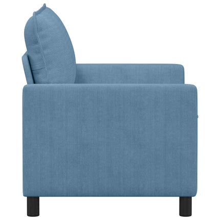 Soffa Blå 126 x 81 x 87,5 cm Tyg