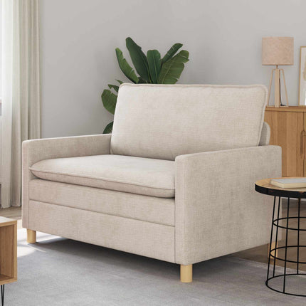 Soffa Gräddvit 126 x 81 x 87,5 cm Polyester
