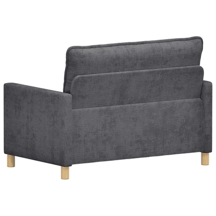 Soffa Mörkgrå 126 x 81 x 87,5 cm Polyester