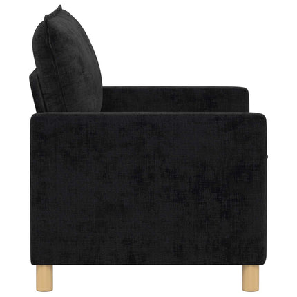 Soffa Svart 126 x 81 x 87,5 cm Polyester