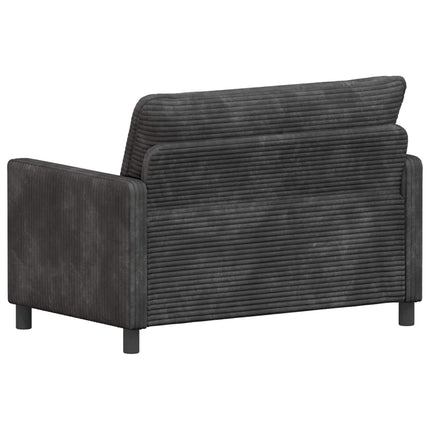 Soffa Mörkgrå 126 x 81 x 87,5 cm Polyester