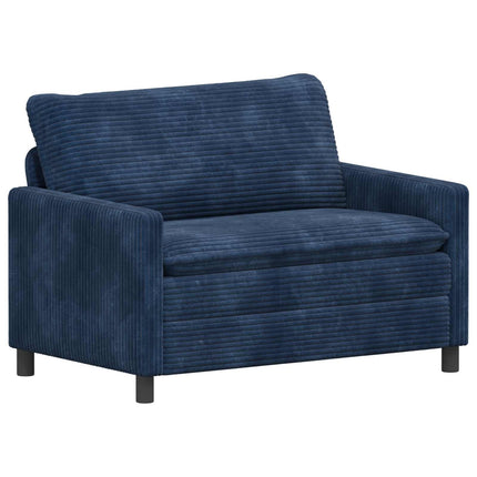 Soffa Mörkblå 126 x 81 x 87,5 cm Polyester