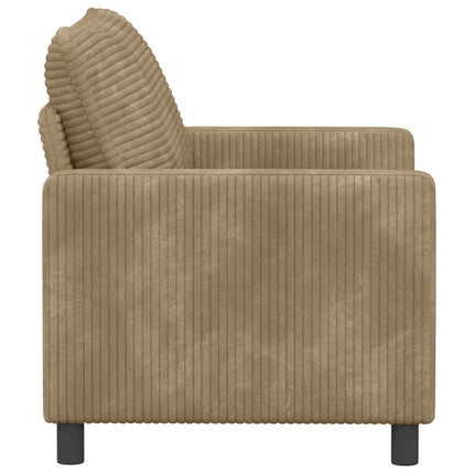 Soffa Taupe 126 x 81 x 87,5 cm Polyester