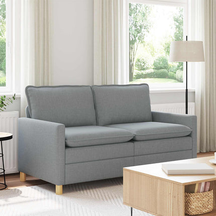 Soffa Ljusgrå 156 x 81 x 87,5 cm Tyg