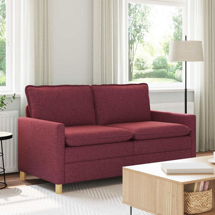 Soffa Vinröd 156 x 81 x 87,5 cm Tyg
