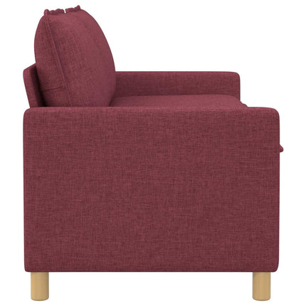 Soffa Vinröd 156 x 81 x 87,5 cm Tyg