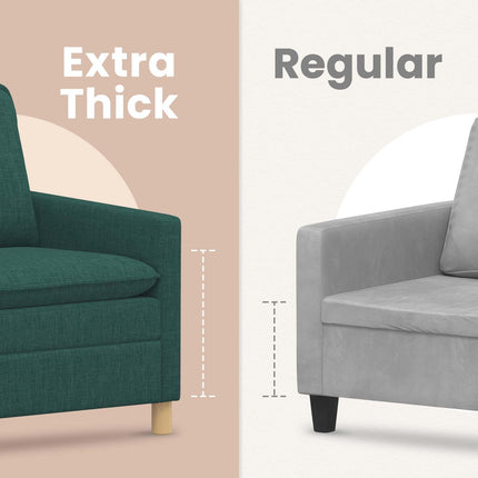 Soffa Mörkgrön 156 x 81 x 87,5 cm Tyg