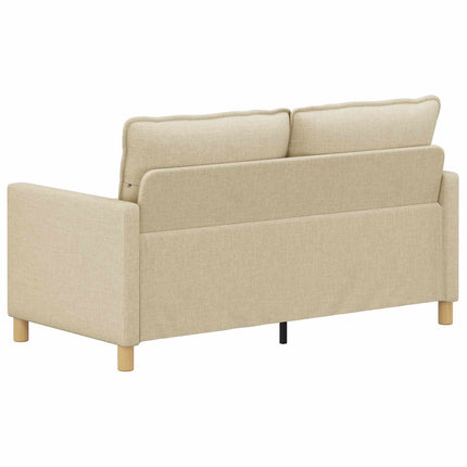 Soffa Gräddvit 156 x 81 x 87,5 cm Tyg
