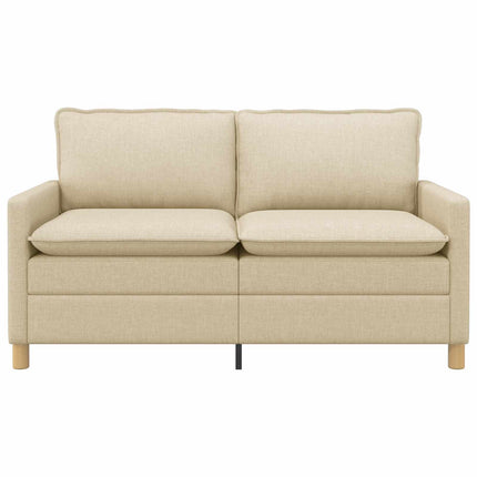 Soffa Gräddvit 156 x 81 x 87,5 cm Tyg