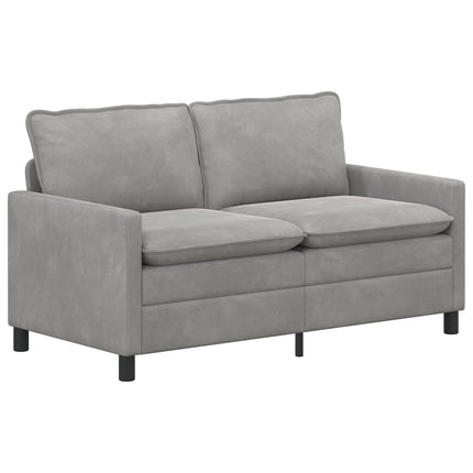 Soffa Ljusgrå 156 x 81 x 87,5 cm Sammet