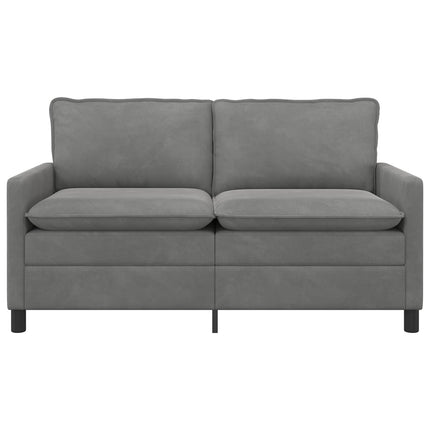 Soffa Mörkgrå 156 x 81 x 87,5 cm Sammet