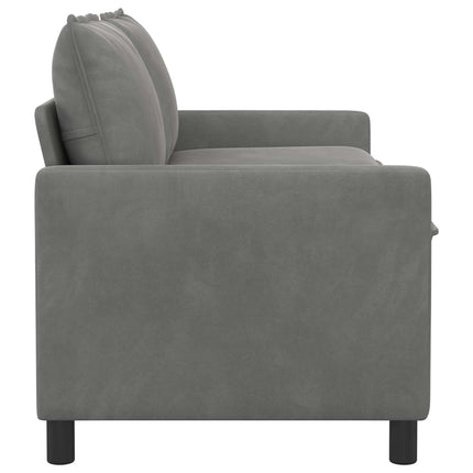 Soffa Mörkgrå 156 x 81 x 87,5 cm Sammet