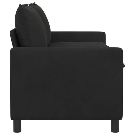 Soffa Svart 156 x 81 x 87,5 cm Sammet