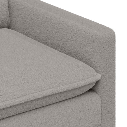 Soffa Ljusgrå 156 x 81 x 87,5 cm Tyg
