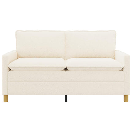 Soffa Gräddvit 156 x 81 x 87,5 cm Tyg