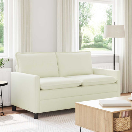 Soffa Gräddvit 156 x 81 x 87,5 cm Tyg