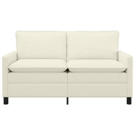 Soffa Gräddvit 156 x 81 x 87,5 cm Tyg