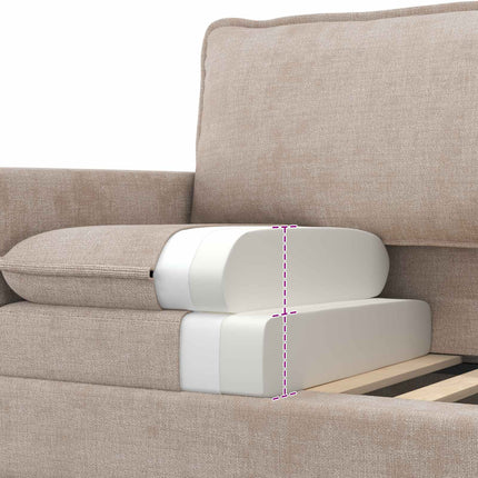 Soffa Beige 156 x 81 x 87,5 cm Polyester