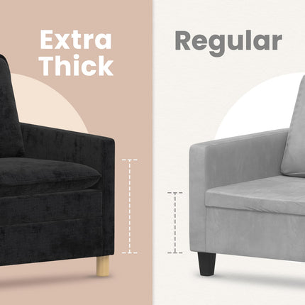 Soffa Svart 156 x 81 x 87,5 cm Polyester