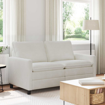 Soffa Gräddvit 156 x 81 x 87,5 cm Polyester