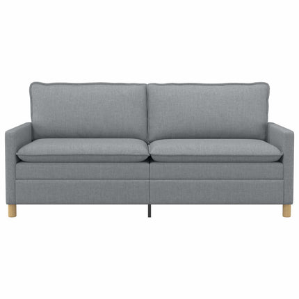 Soffa Ljusgrå 196 x 81 x 87,5 cm Tyg
