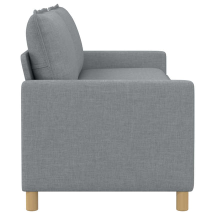 Soffa Ljusgrå 196 x 81 x 87,5 cm Tyg