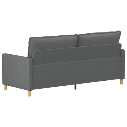 Soffa Mörkgrå 196 x 81 x 87,5 cm Tyg