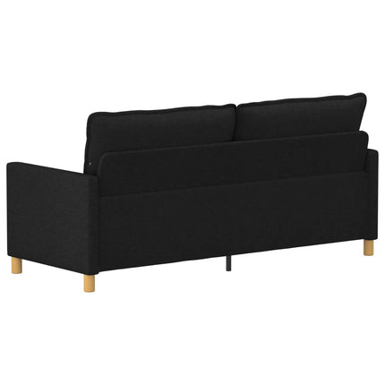 Soffa Svart 196 x 81 x 87,5 cm Tyg