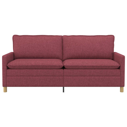 Soffa Vinröd 196 x 81 x 87,5 cm Tyg