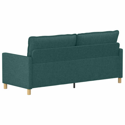 Soffa Mörkgrön 196 x 81 x 87,5 cm Tyg