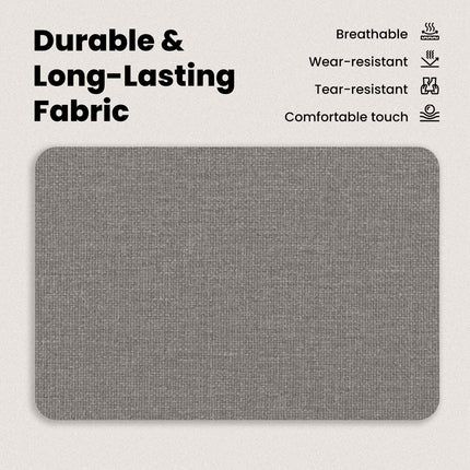 Soffa Taupe 196 x 81 x 87,5 cm Tyg