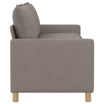 Soffa Taupe 196 x 81 x 87,5 cm Tyg