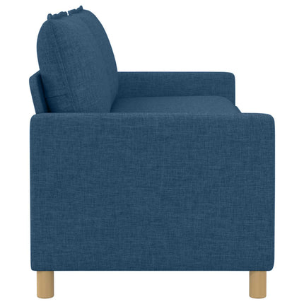Soffa Blå 196 x 81 x 87,5 cm Tyg