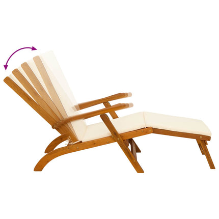 Reclining och Fällbar Solstol 55 x 146 x 91 cm