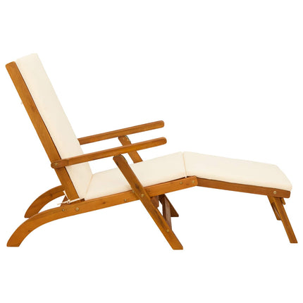 Reclining och Fällbar Solstol 2 pcs 55 x 146 x 91 cm