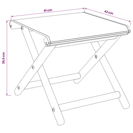 Deck Chair 2 pcs Massiv Eukalyptus Trä Blå och Vit