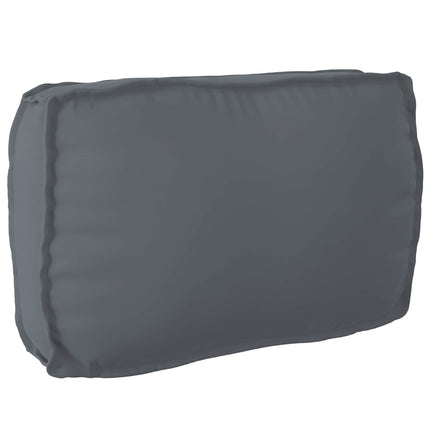 Soffset med kudde Antracit 133 x 92 x 69 cm Massivt Akaciaträ