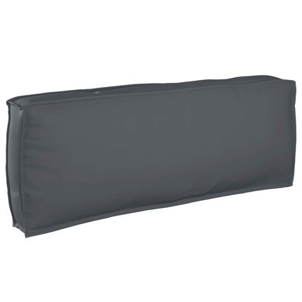 Soffset med kudde Antracit 240 x 92 x 69 cm Massivt Akaciaträ