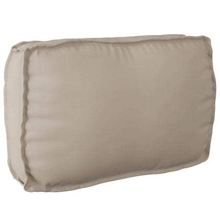 Soffset med kudde Enfärgad 5 pcs Taupe Massivt Akaciaträ