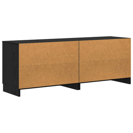 Förvaringsskåp för loftsäng 2 st Svart ek 66 x 35 x 48 cm