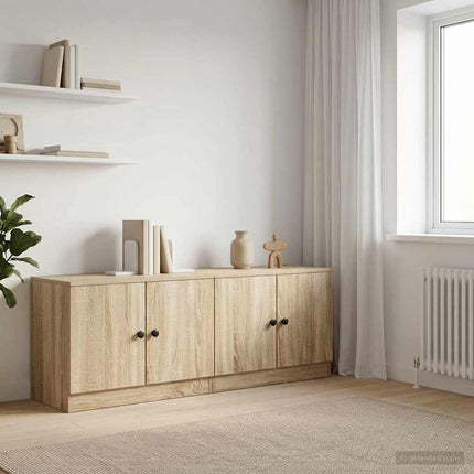 Sängskåp 2 pcs Sonoma-ek 66 x 35 x 48 cm Konstruerat trä