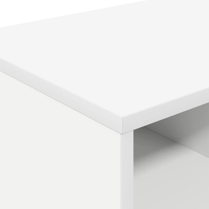 Sängskåp med hylla 2 pcs Vit 66 x 33 x 48 cm Konstruerat trä